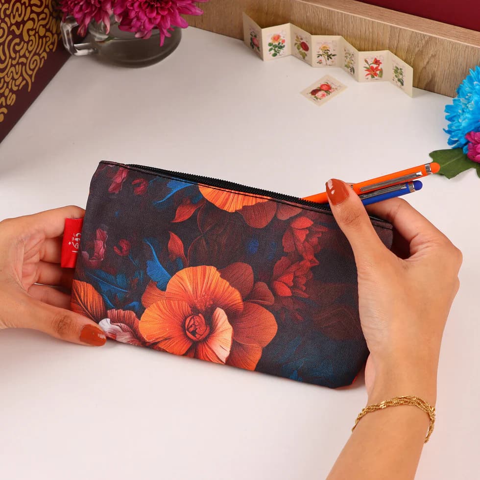 Pencil case Vintage Flora
