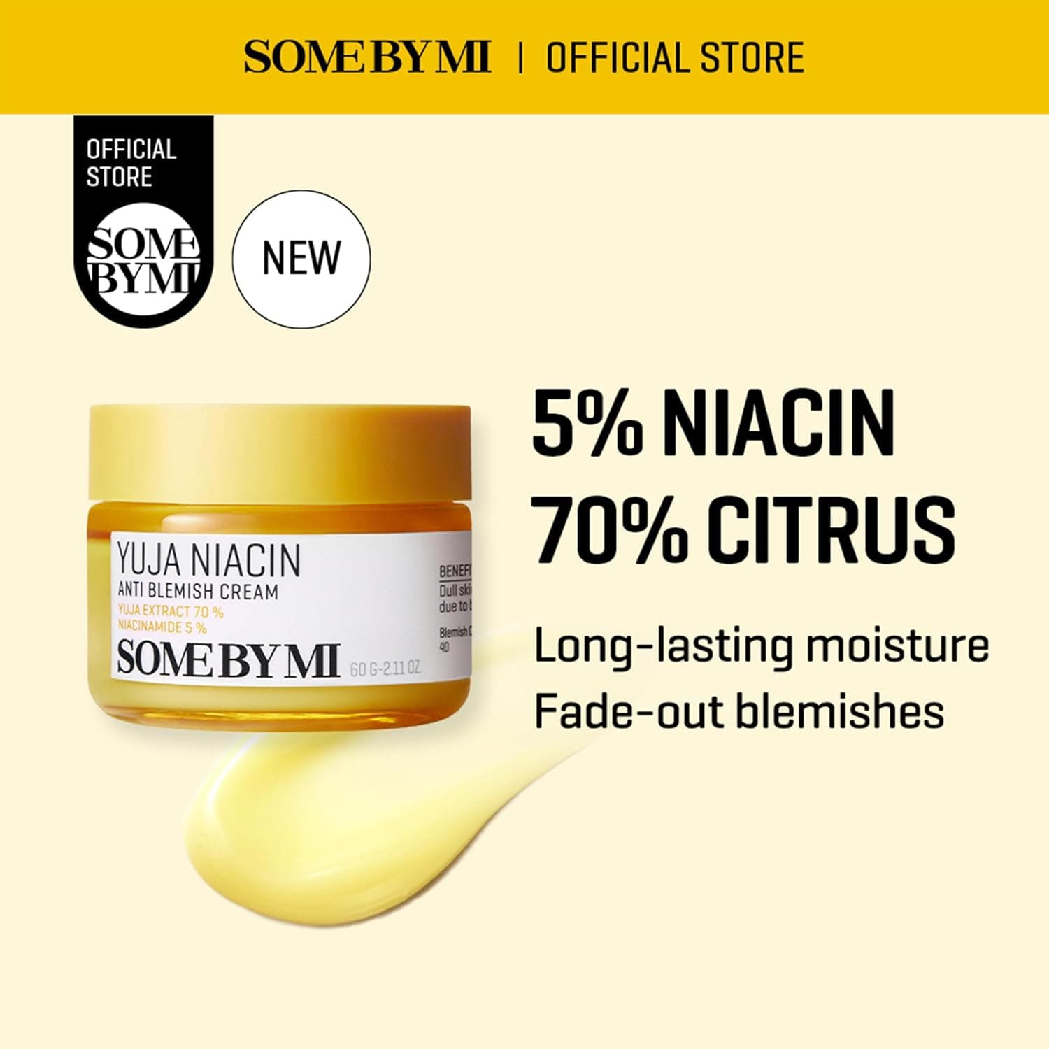 Some By Mi Yuja Niacin Anti Blemish Cream 60g