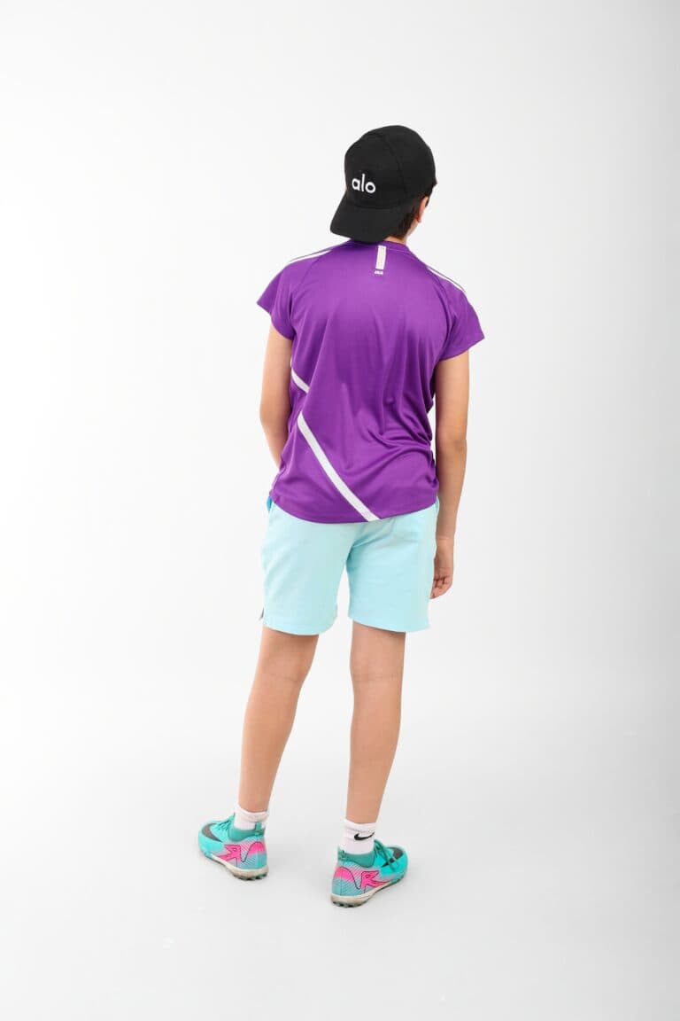 Boys Light Blue Drawstring Short Soft Cotton Casual Fit