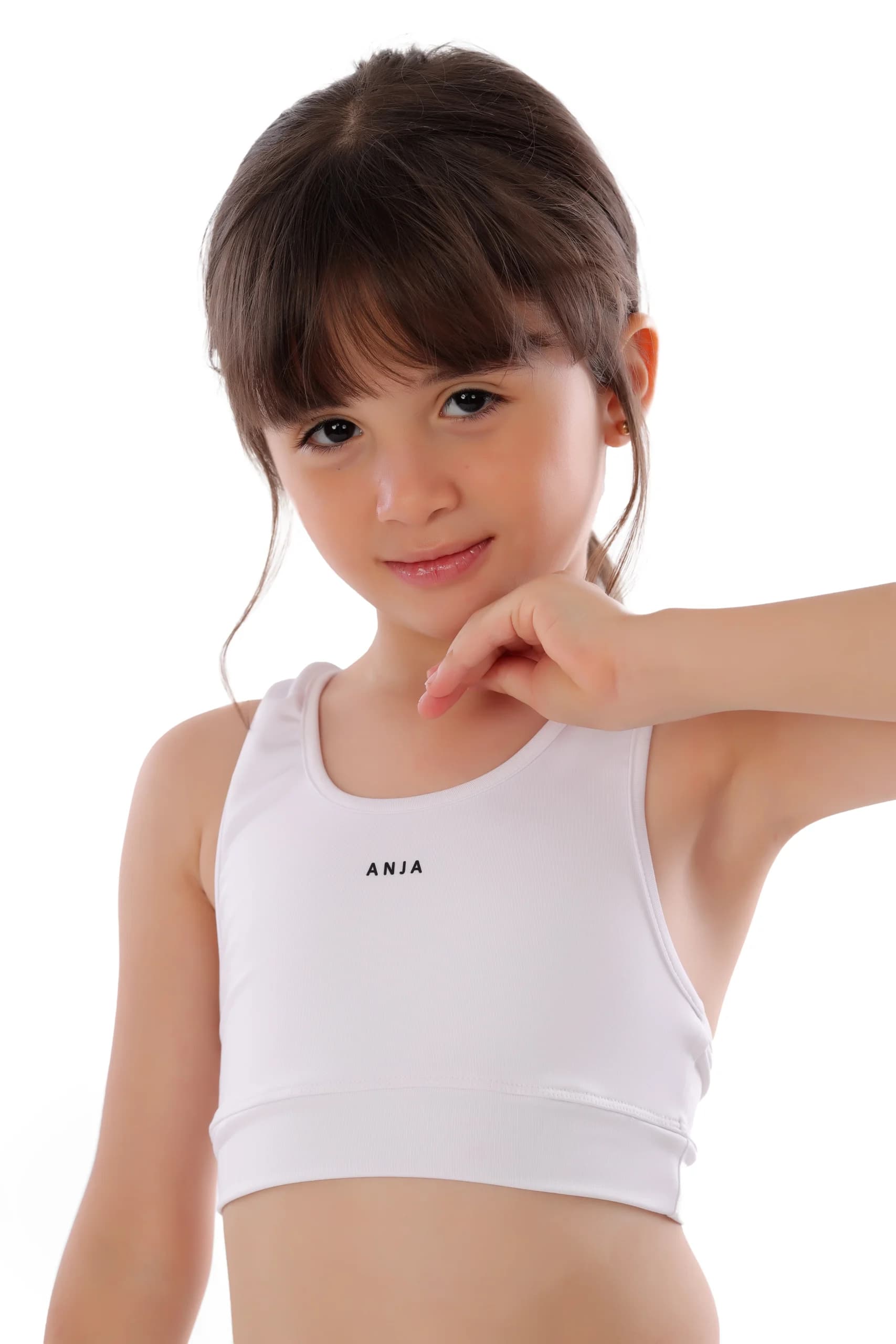 White Sports Bra