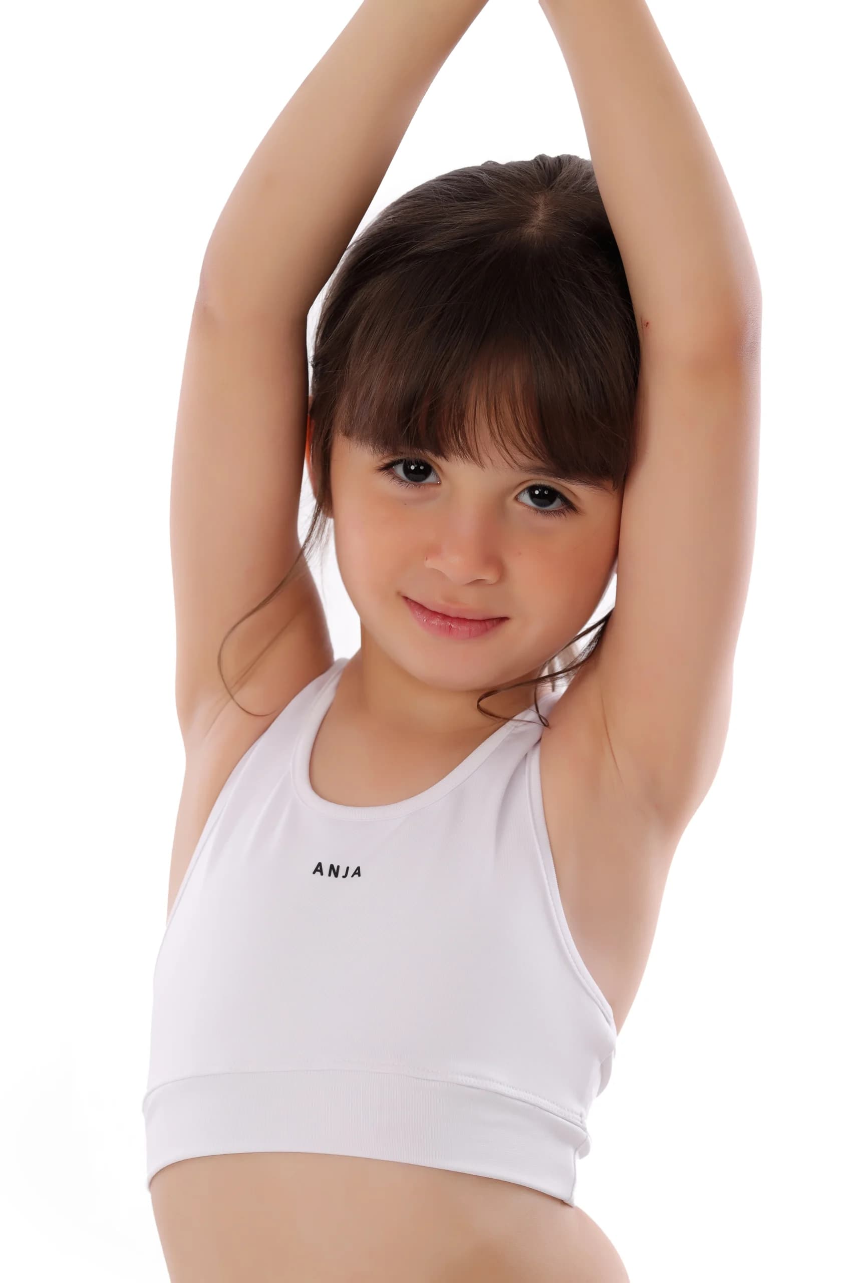 White Sports Bra