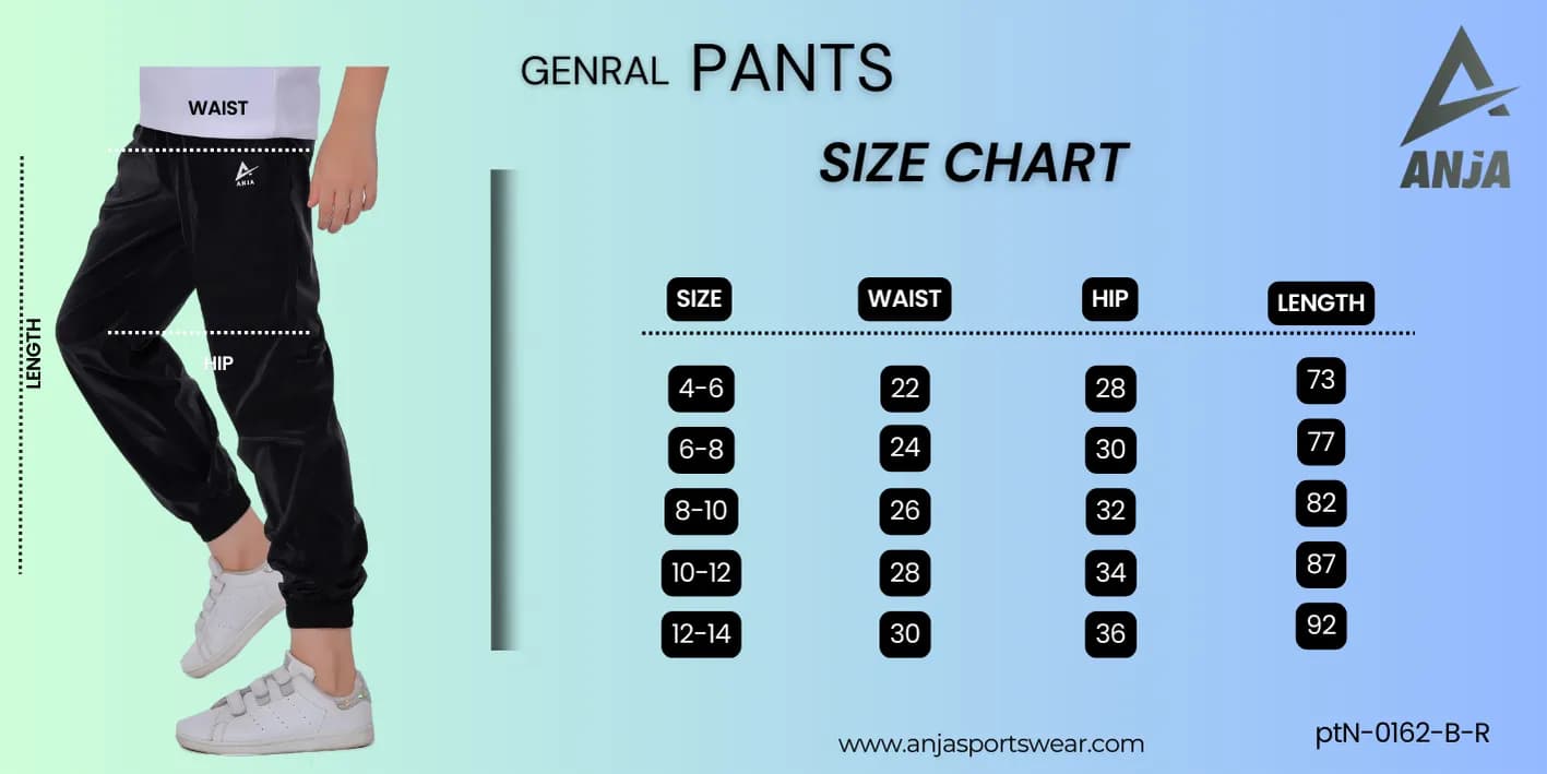Boys Black Sports Pants Comfortable