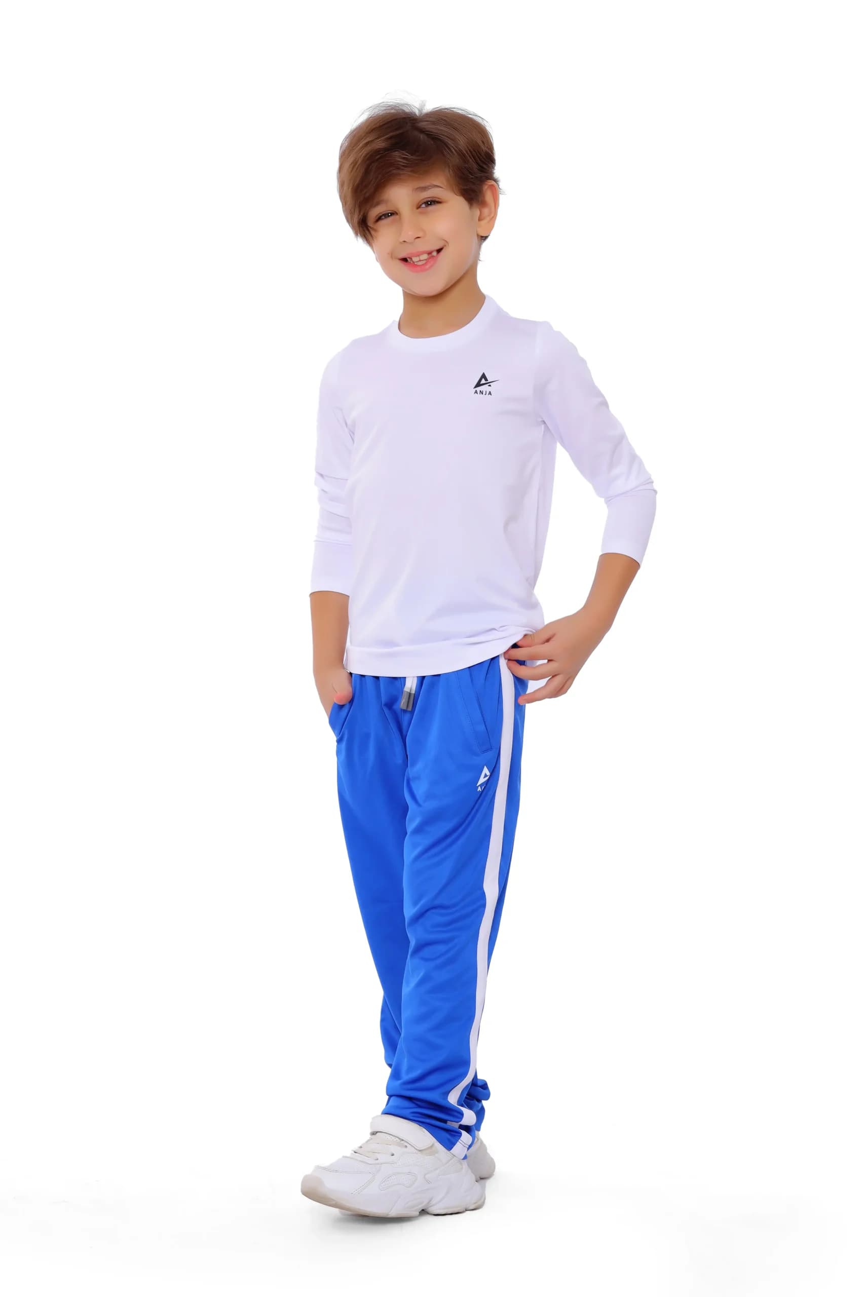Boys Blue Sports Pants Comfortable, Versatile Design
