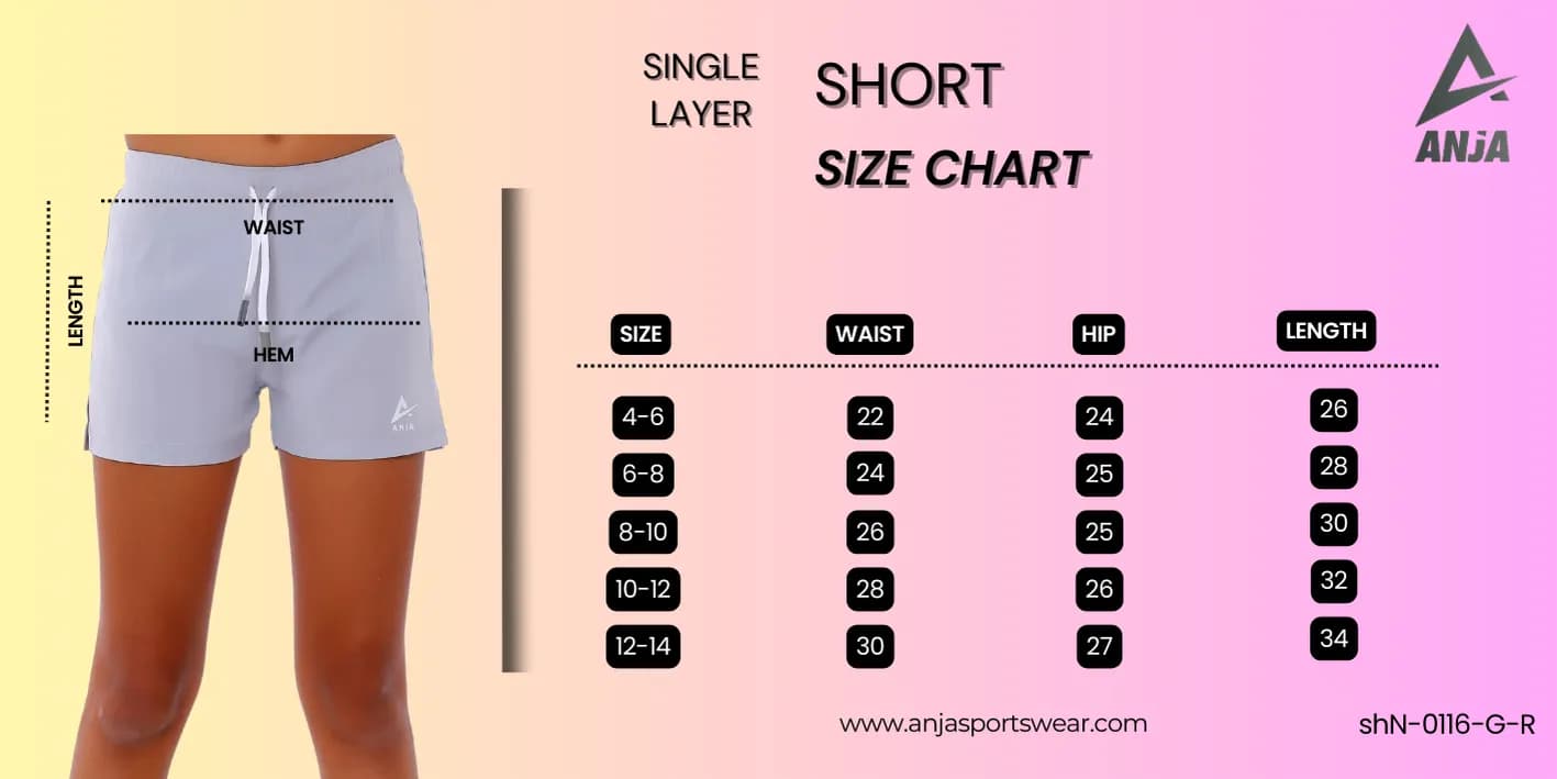 Girls Grey Sport Shorts Comfortable, Stylish Design
