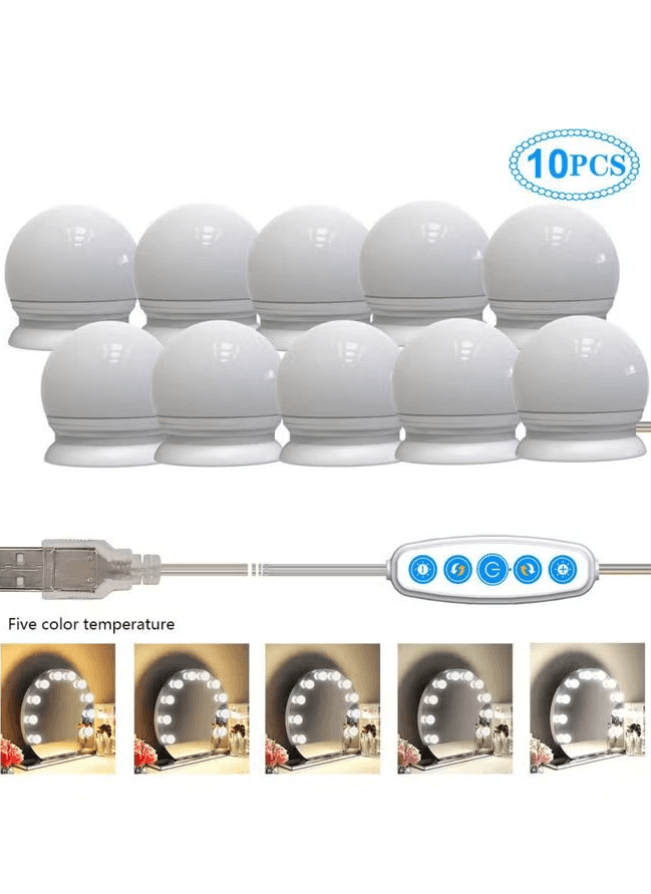 Cosmetic Mirror Bulbs White