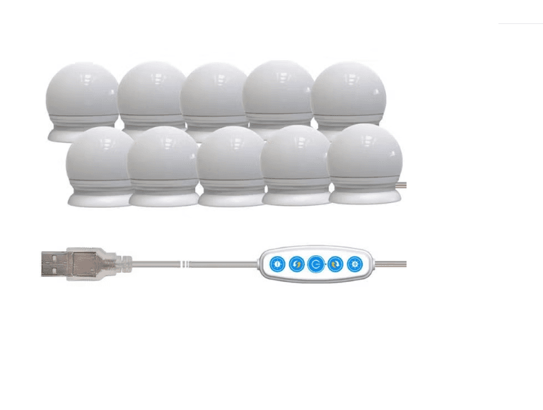 Cosmetic Mirror Bulbs White