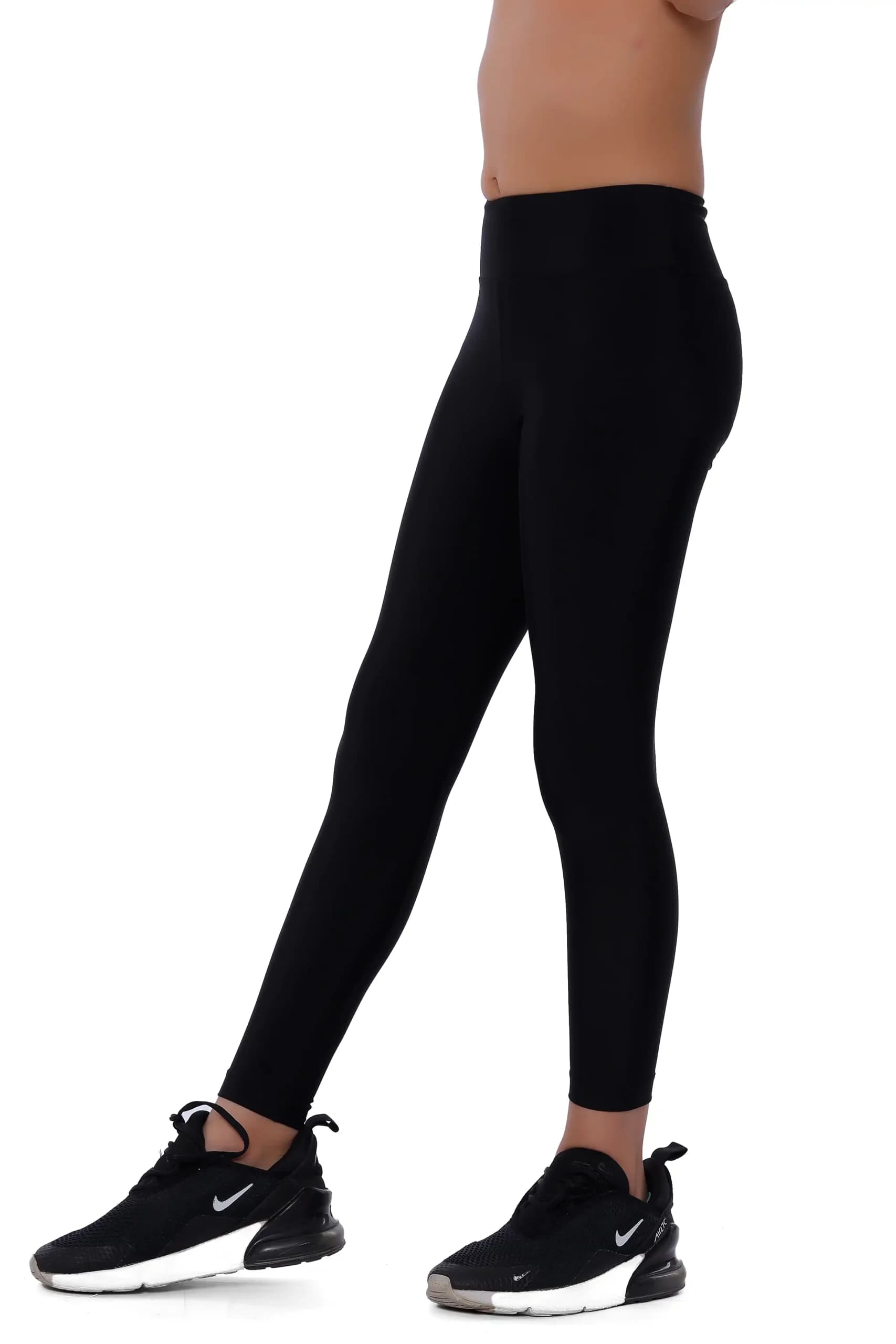 Girls Black Seamless Leggings Sculpt Design