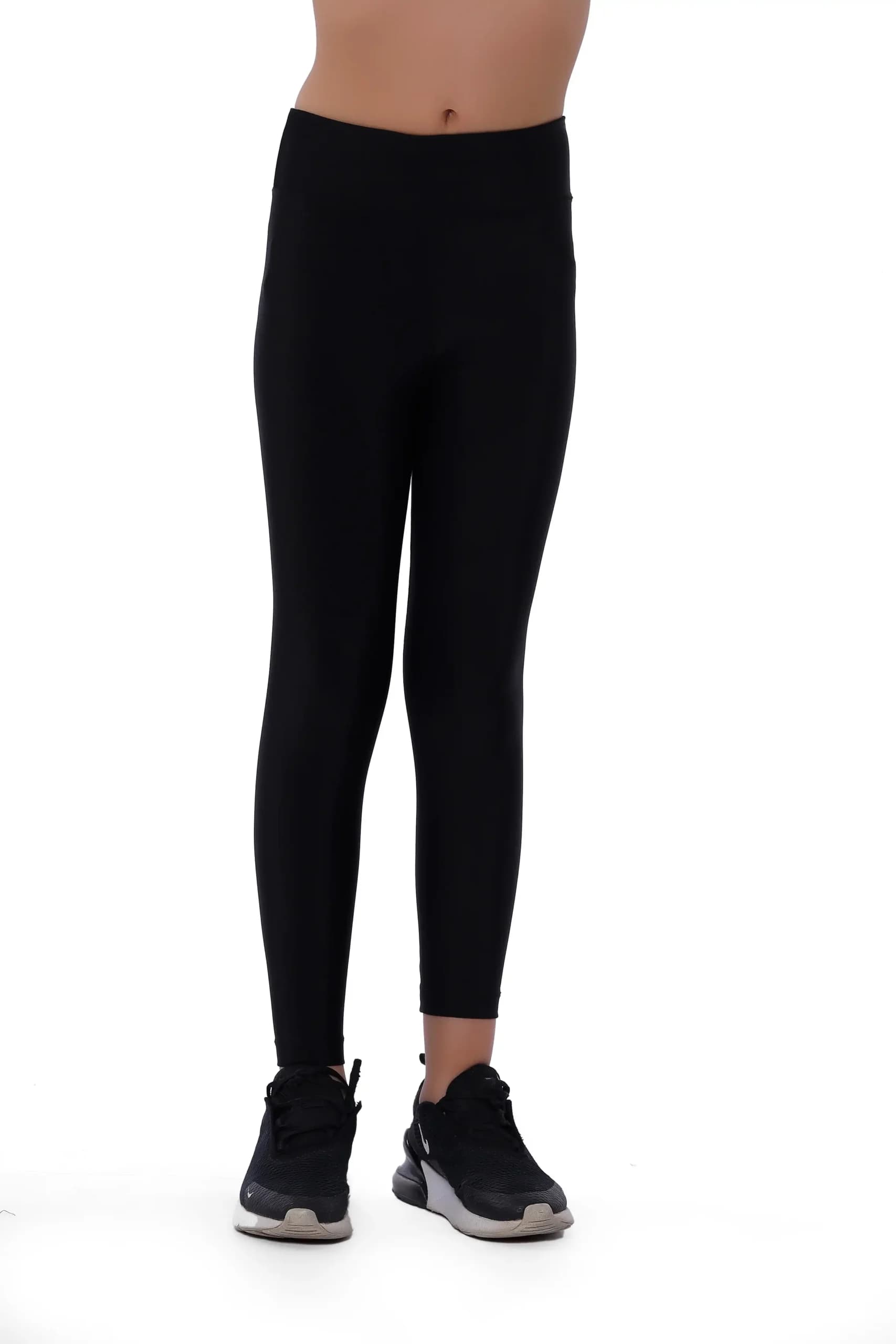 Girls Black Seamless Leggings Sculpt Design