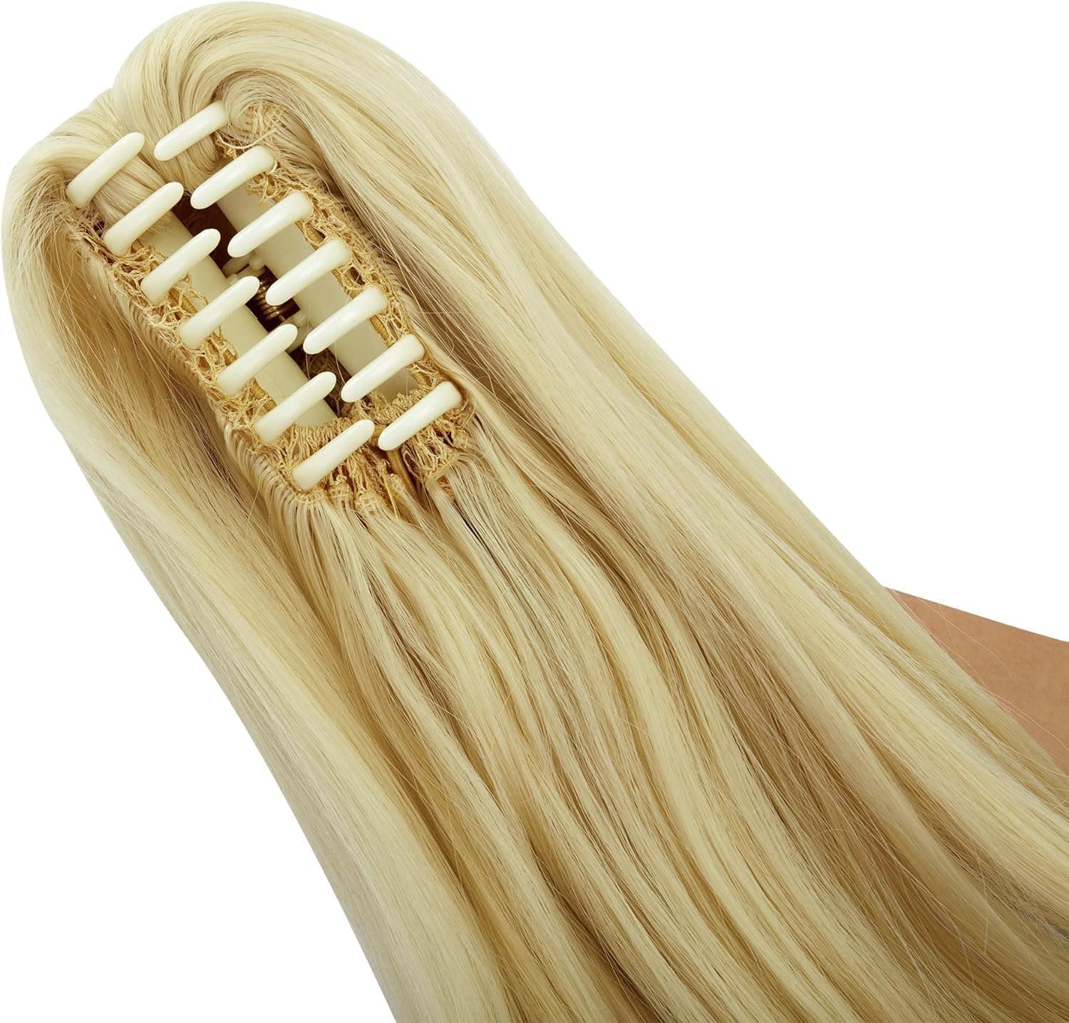 Long Claw Ponytail Extension Clip in Ponytail/Claw Synthetic Hair Extensions Thi