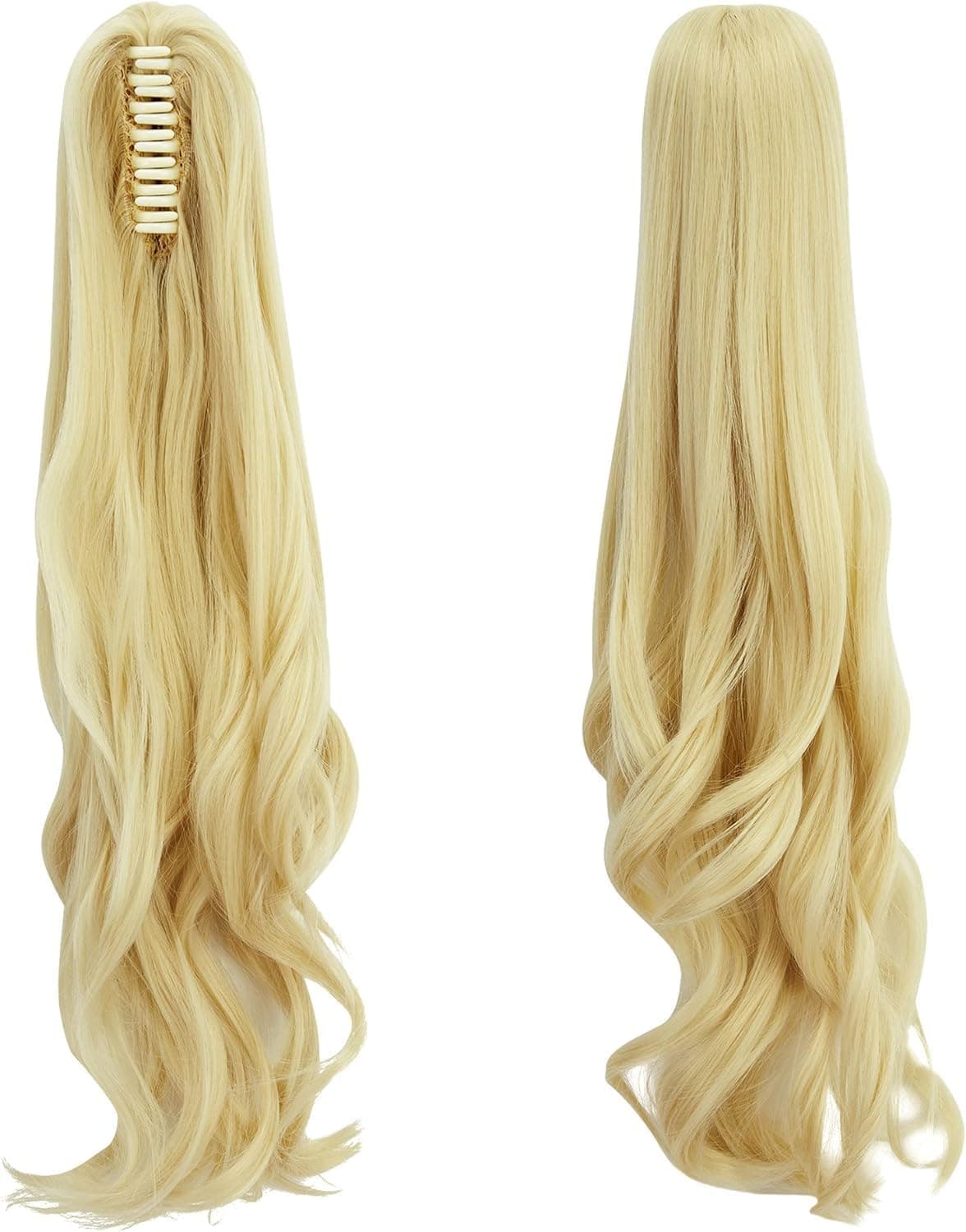 Long Claw Ponytail Extension Clip in Ponytail/Claw Synthetic Hair Extensions Thi
