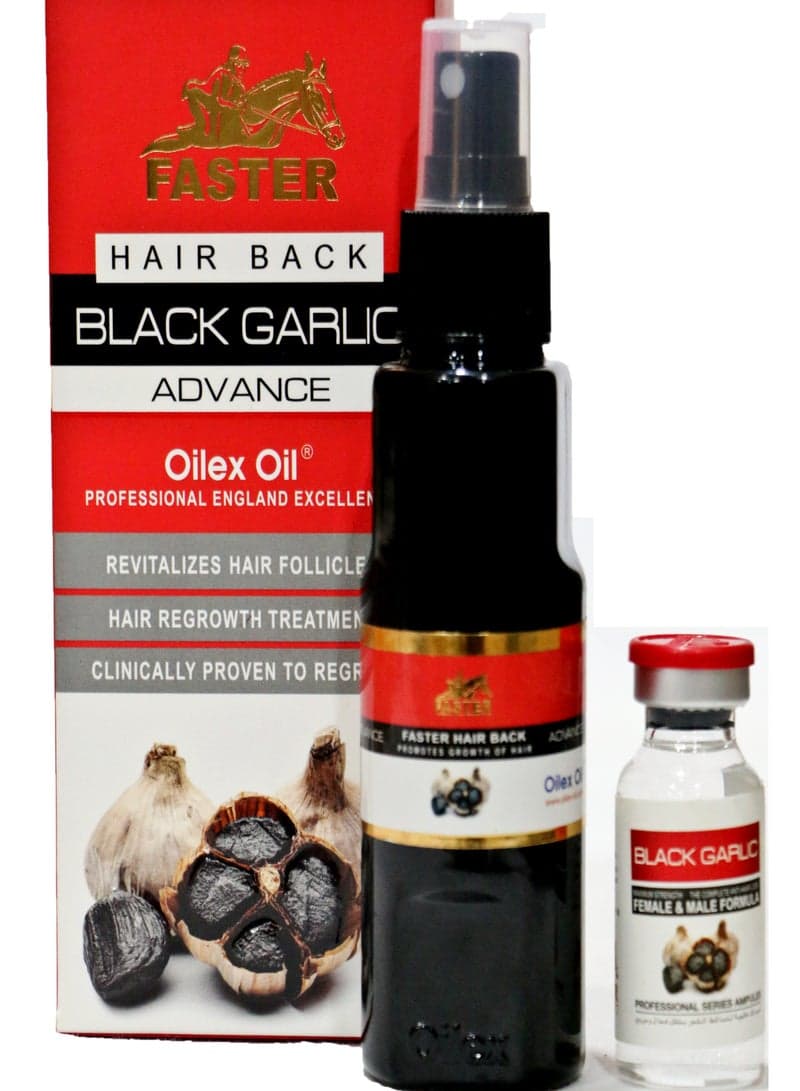 Faster Hair Back Black Garlic Oilex Oil 100ml