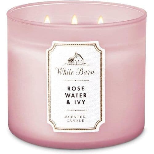 Bath & Body Works Rose Water & Ivy 3-Wick Candle 411g
