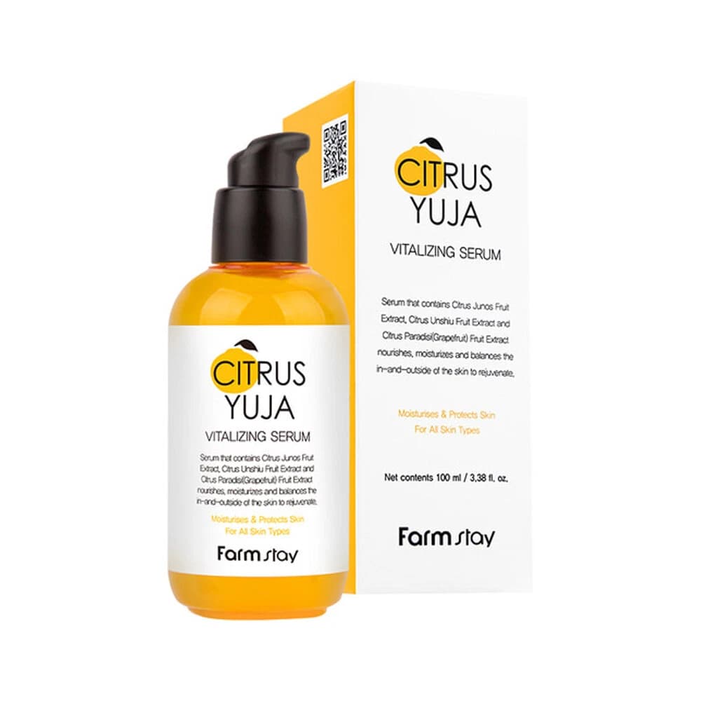Farmstay Citrus Yuja Vitalizing Serum For All Skin Types 100ml