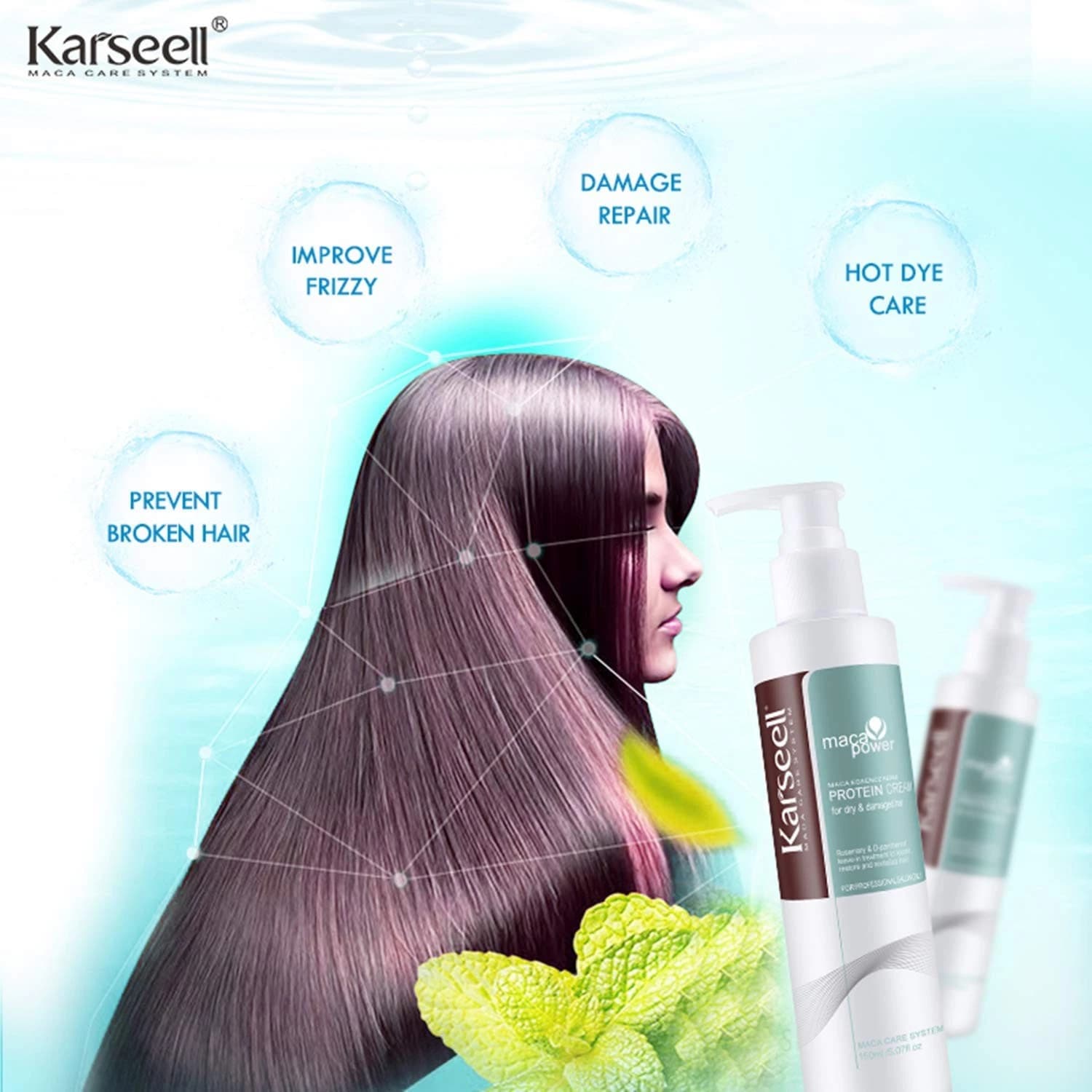 Karseell Maca Essence Repair Protein Leave In Cream 200ml