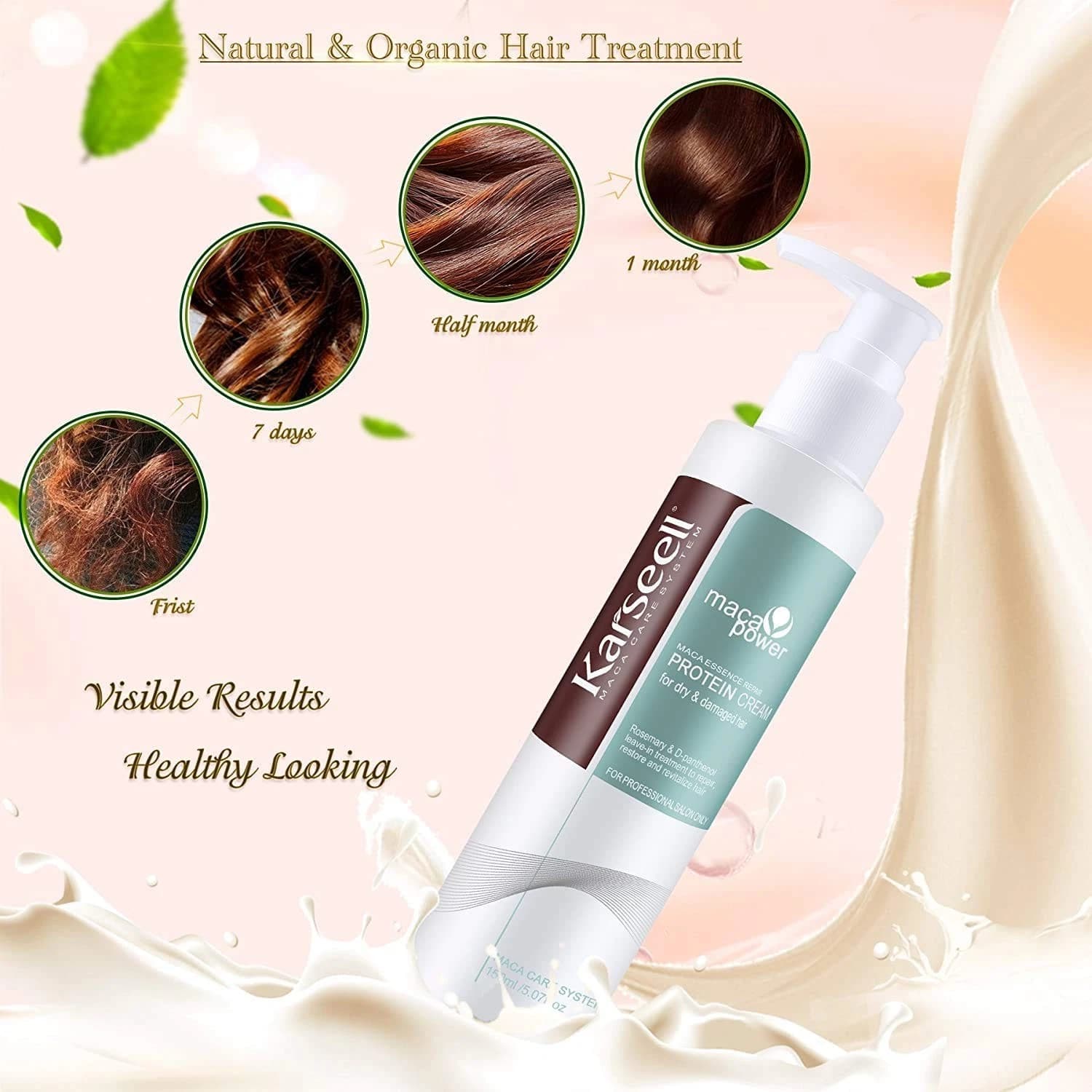 Karseell Maca Essence Repair Protein Leave In Cream 200ml