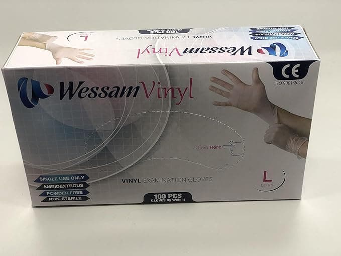 Wessam Disposable Gloves - 100 Pieces