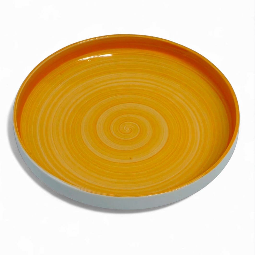 Delicia Porcelain Vegetable Plate 24cm Brushed