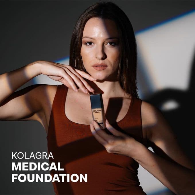 Kolagra Makeup Foundation SPF30 Light 30ml.