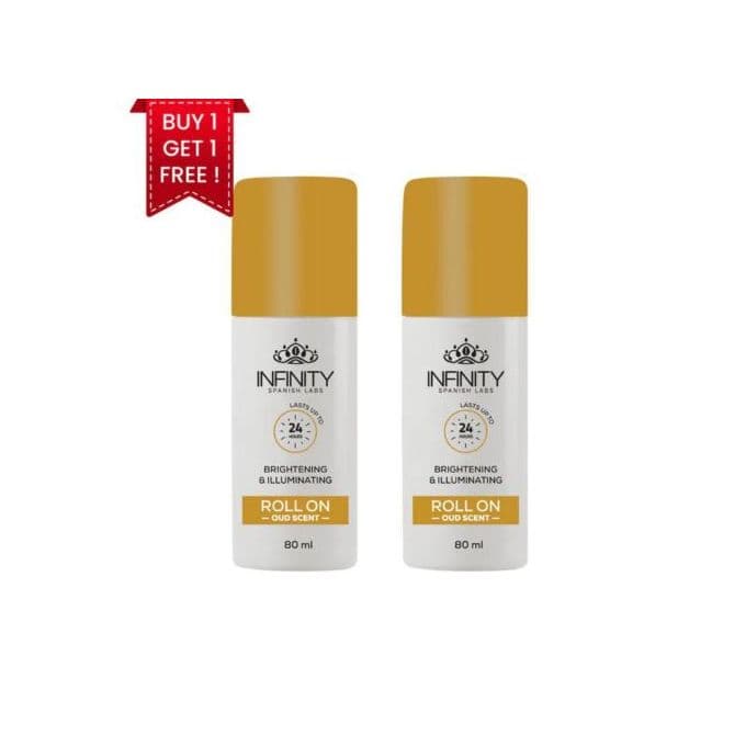 Infinity Infinity Brightening Armpit Roll On Oud Scent - 80 Ml 2 Pieces Offer