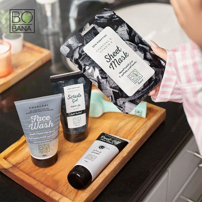 Bobana Charcoal Paper Mask - 4 Masks