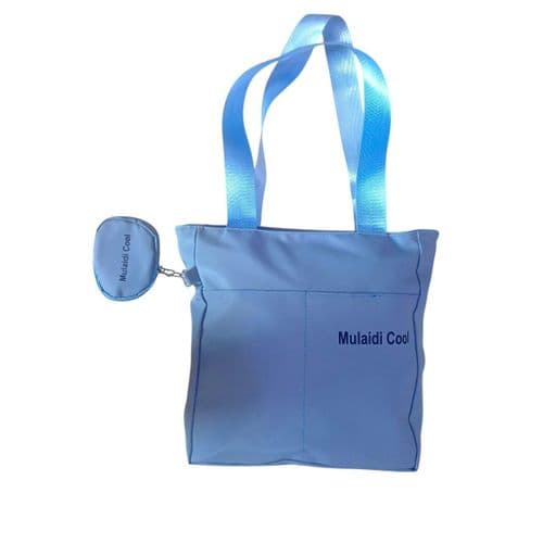Practical Synthetic Leather Tote Bag with Small Pocket