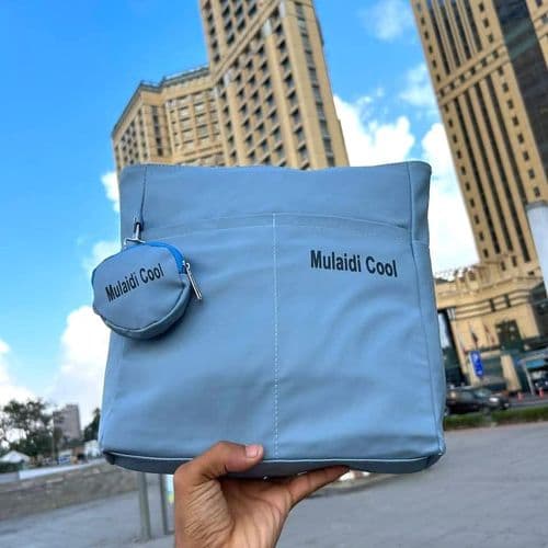 Practical Synthetic Leather Tote Bag with Small Pocket