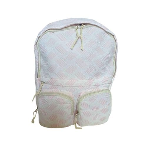 Geometric Pattern Canvas Backpack - Practical and Elegant