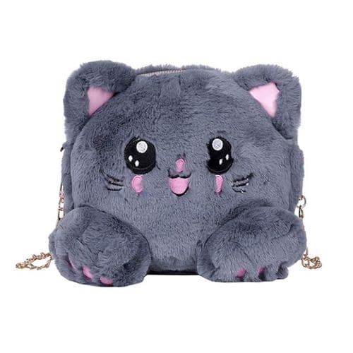 Girls Cat Face Backpack & Shoulder Bag