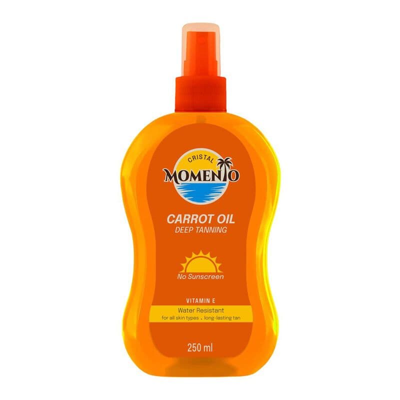 Momento Carrot Oil Deep Tanning No Sunscreen 250ml