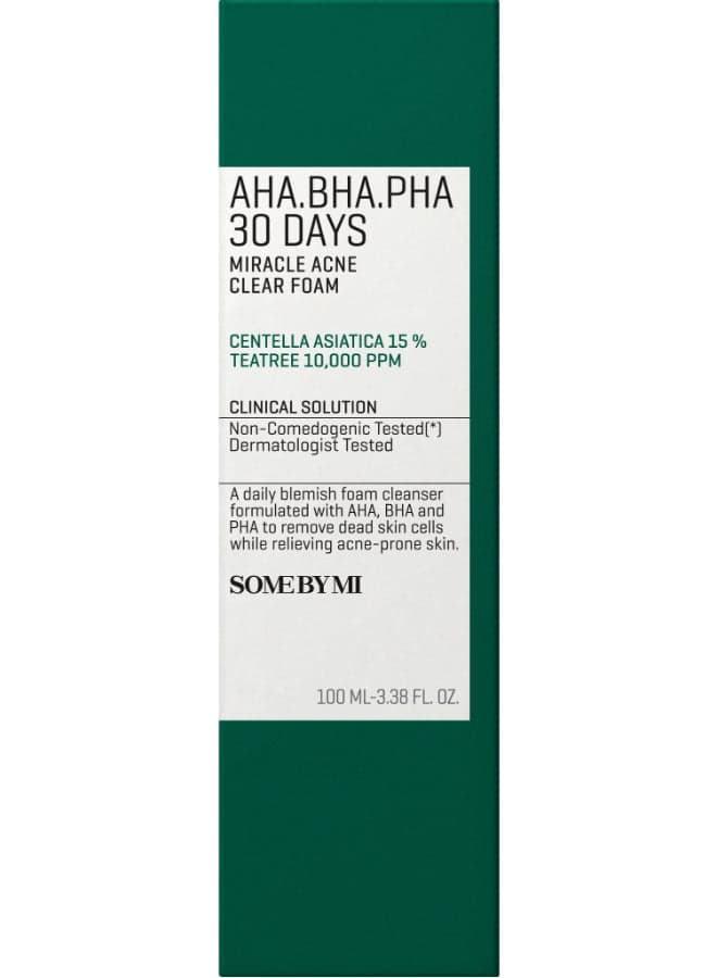 Some By Mi 30 Days Miracle Acne Clear Foam 100ml