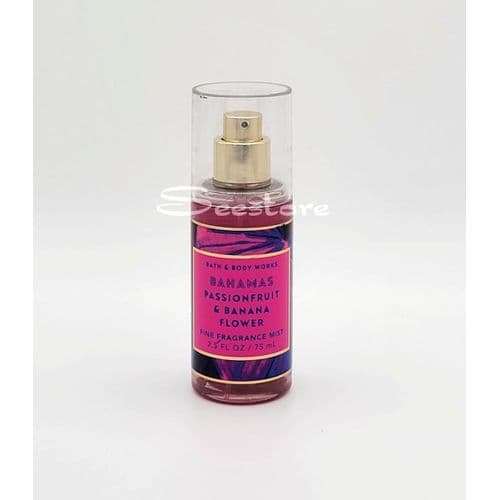 معطر جسم باث آند بودي وركس باهاماس برائحة فاكهة العاطفة وزهرة الموز 75 مل