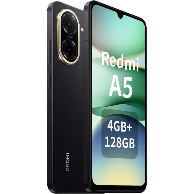 Redmi A5 - 128GB - 4GB Ram - Midnight Black - 4G