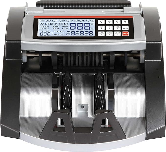 Cash Counting Machine Counterfeit Detector Using UV, MG and Plastic Worn Out Cat