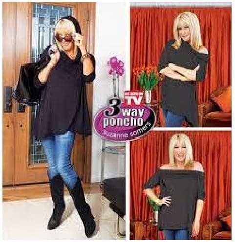 3 Way Poncho - Black