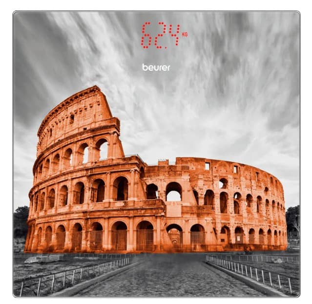 Glass bathroom scale GS 215 Rome