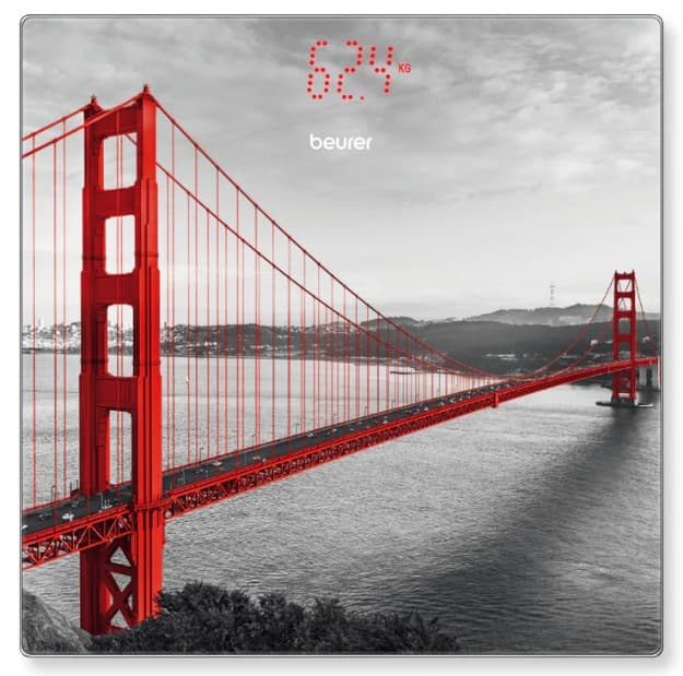 Glass bathroom scale GS 215 San Francisco