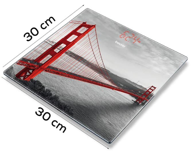 Glass bathroom scale GS 215 San Francisco