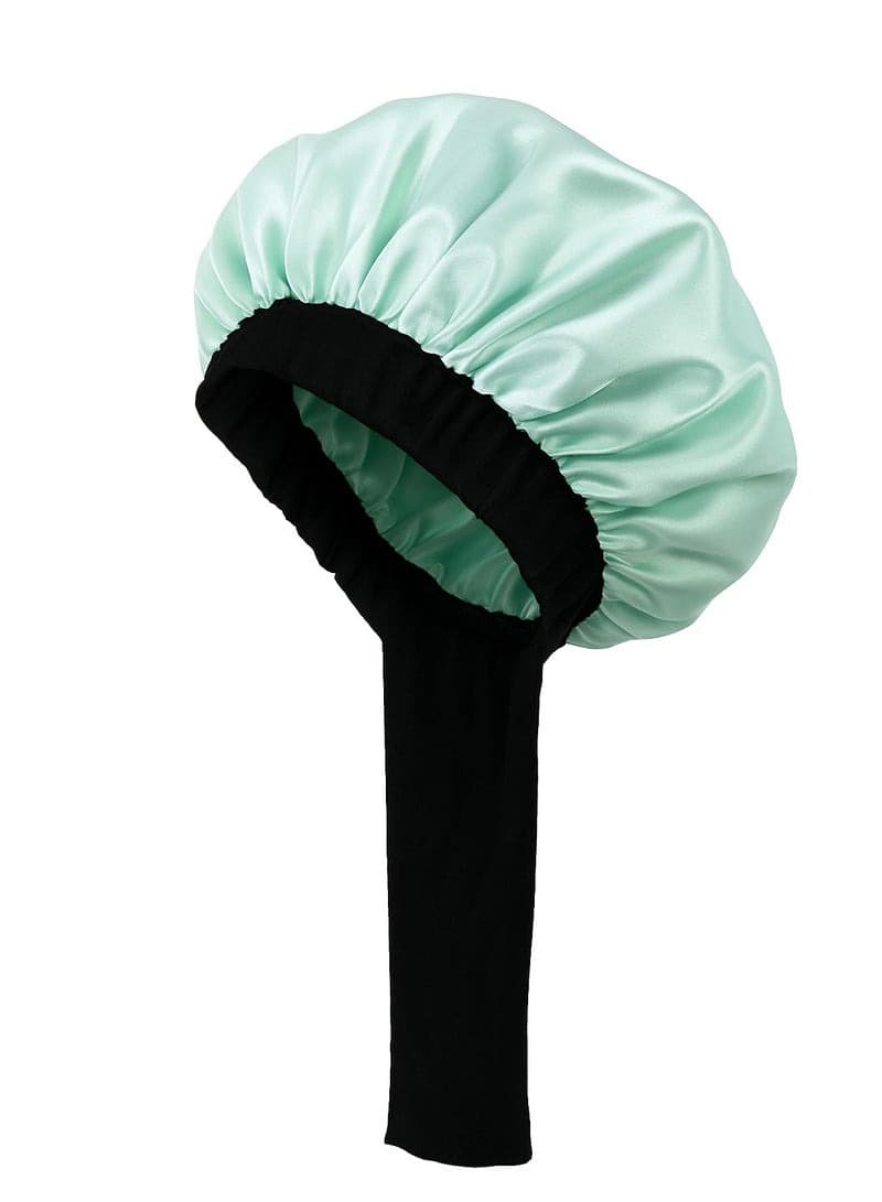 Distinctive satin bonnet