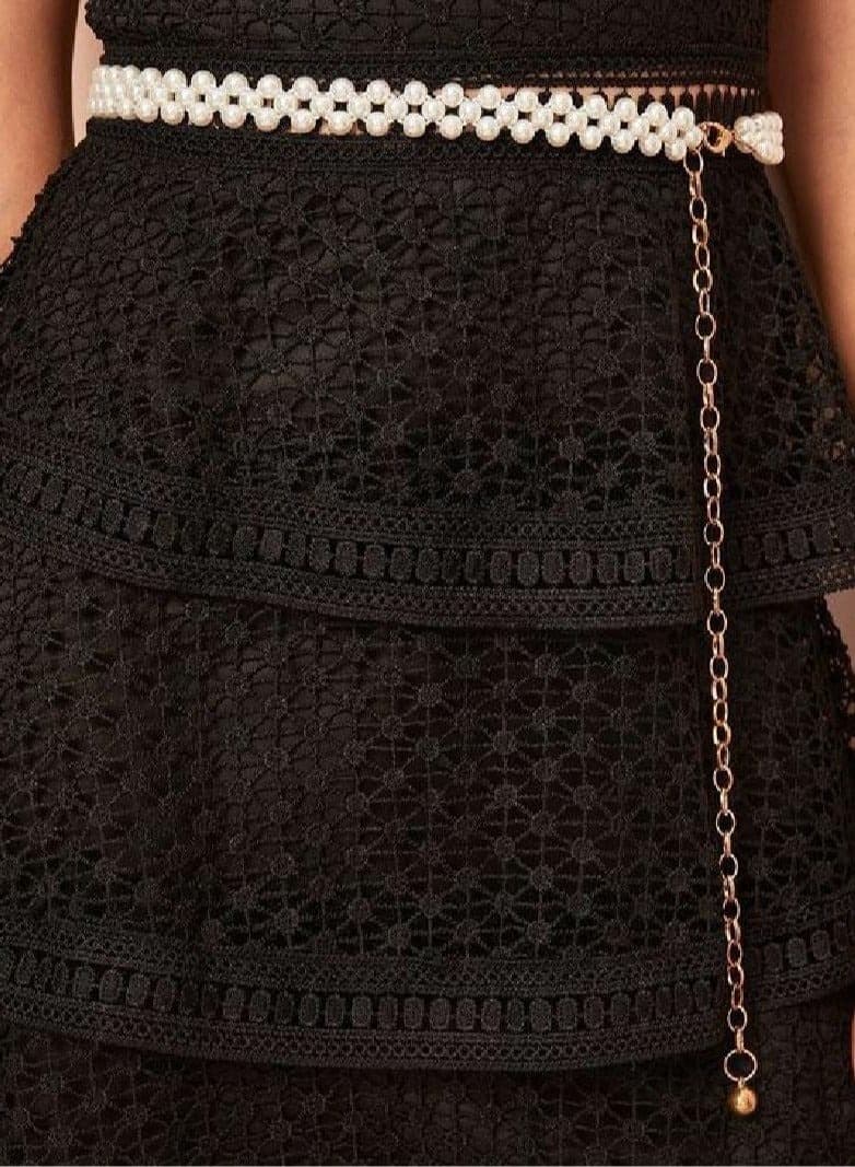 Two-Layer Pearl Belt