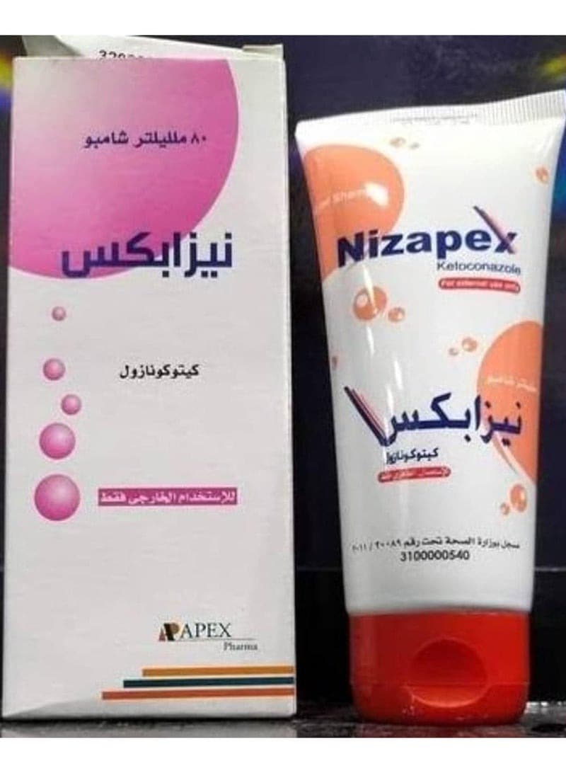 Nizabex Anti-Dandruff Shampoo for All Hair Types 80ml