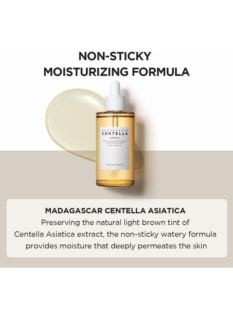 Madagascar Centella Ampoule 100ml - Soothing and Hydrating Ampoule with Centella