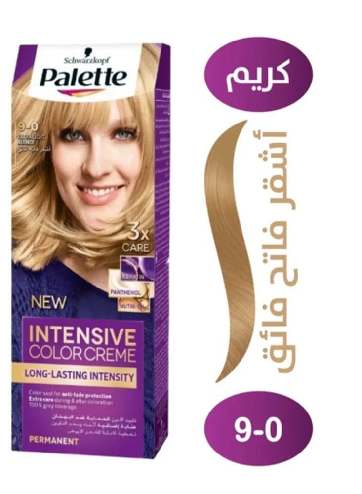 Palette Hair Dye Rich Cream Color 9-0 Ultra Light Blonde