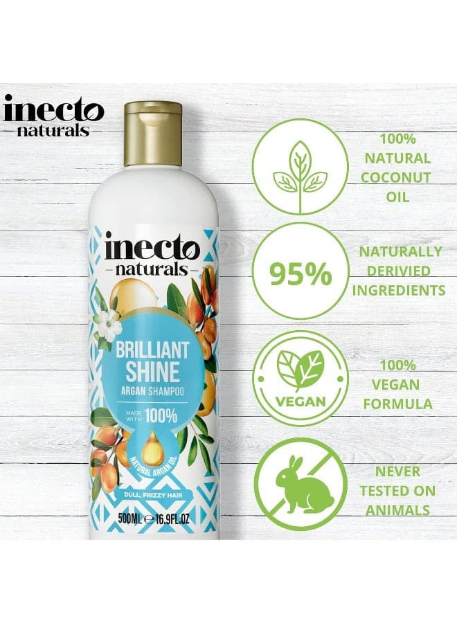 INECTO Natural Brilliant Shine Argan Shampoo 500 ML