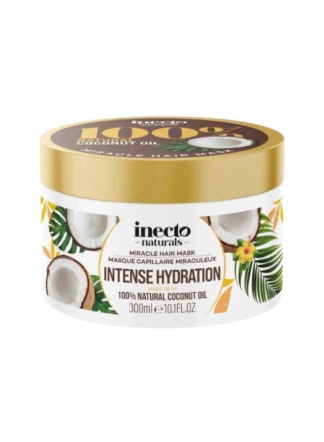 Inecto Naturals Miracle Hair Mask Intense Hydration With Coconut Oil 300 ML