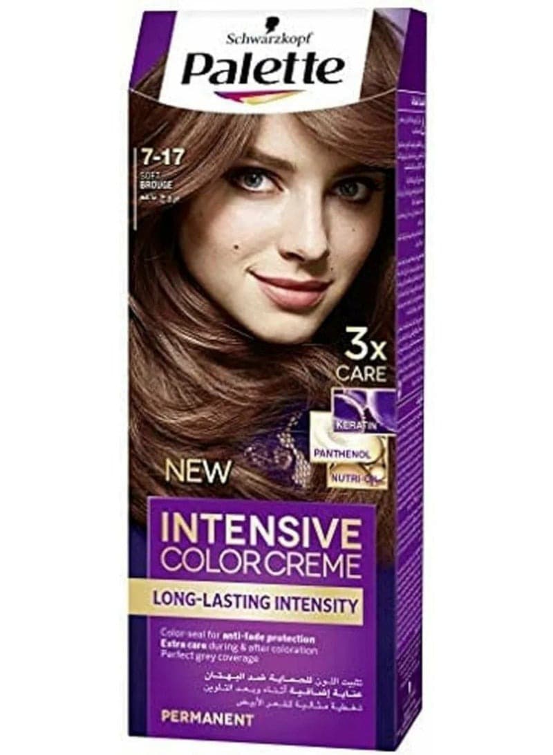 Palette Intensive Hair Color Cream 7-17 Soft Brouge