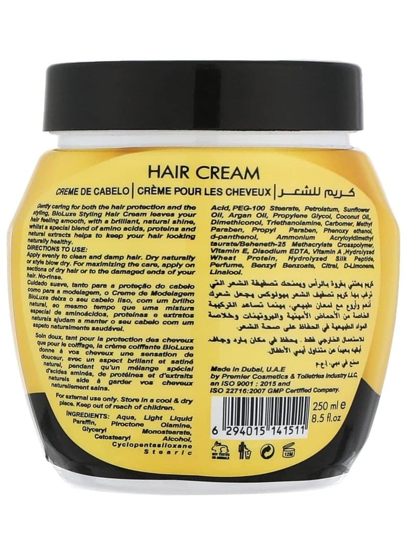 Bio Luxe Argan Hair Cream 250 ML
