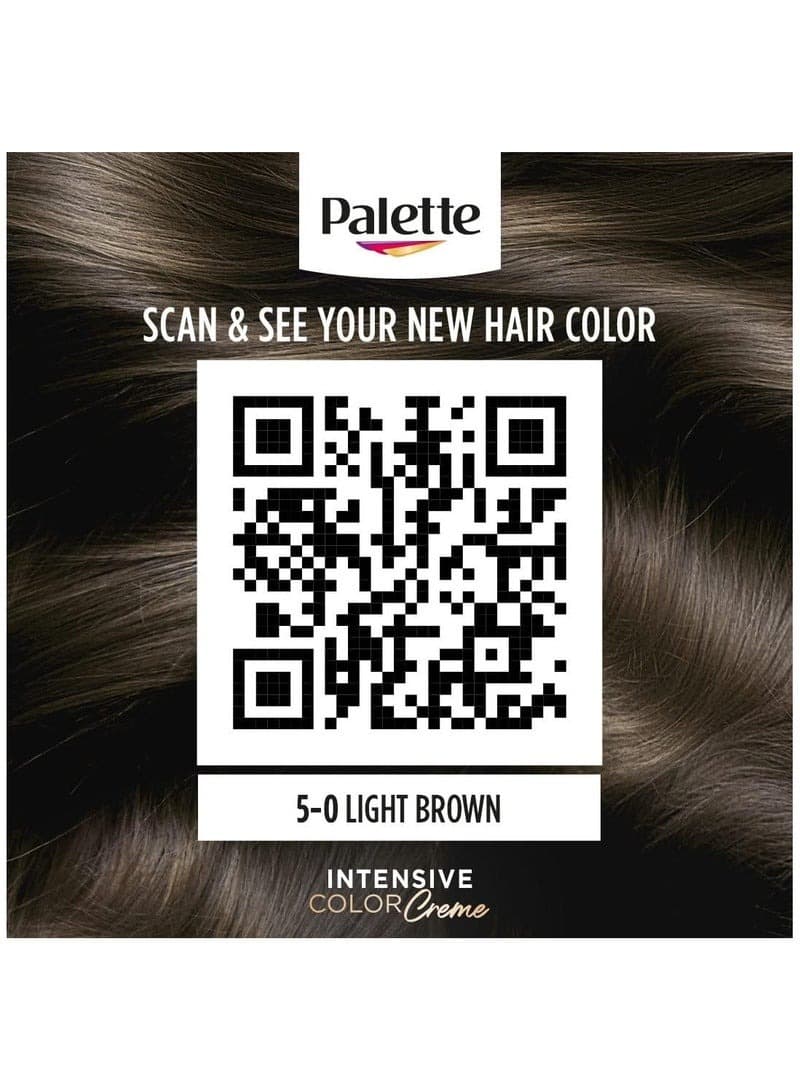 Palette Intensive Hair Color Cream 4-0 Medium Brown