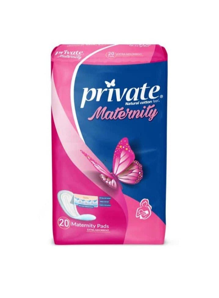 Private Feminine Maternity Pads- 20 Pads
