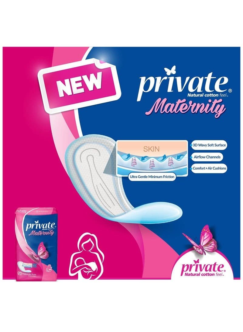 Private Feminine Maternity Pads- 20 Pads