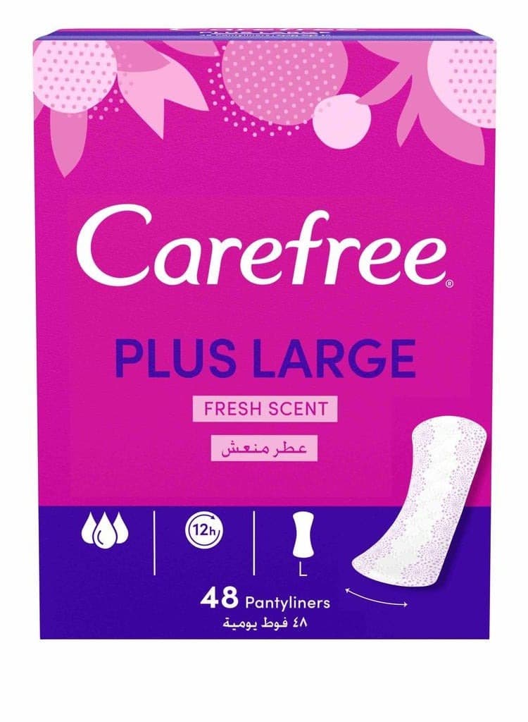 Carefree Large Daily Liners with Fresh Scent 48 Pads